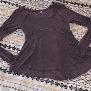 Free people intimates top size L purple